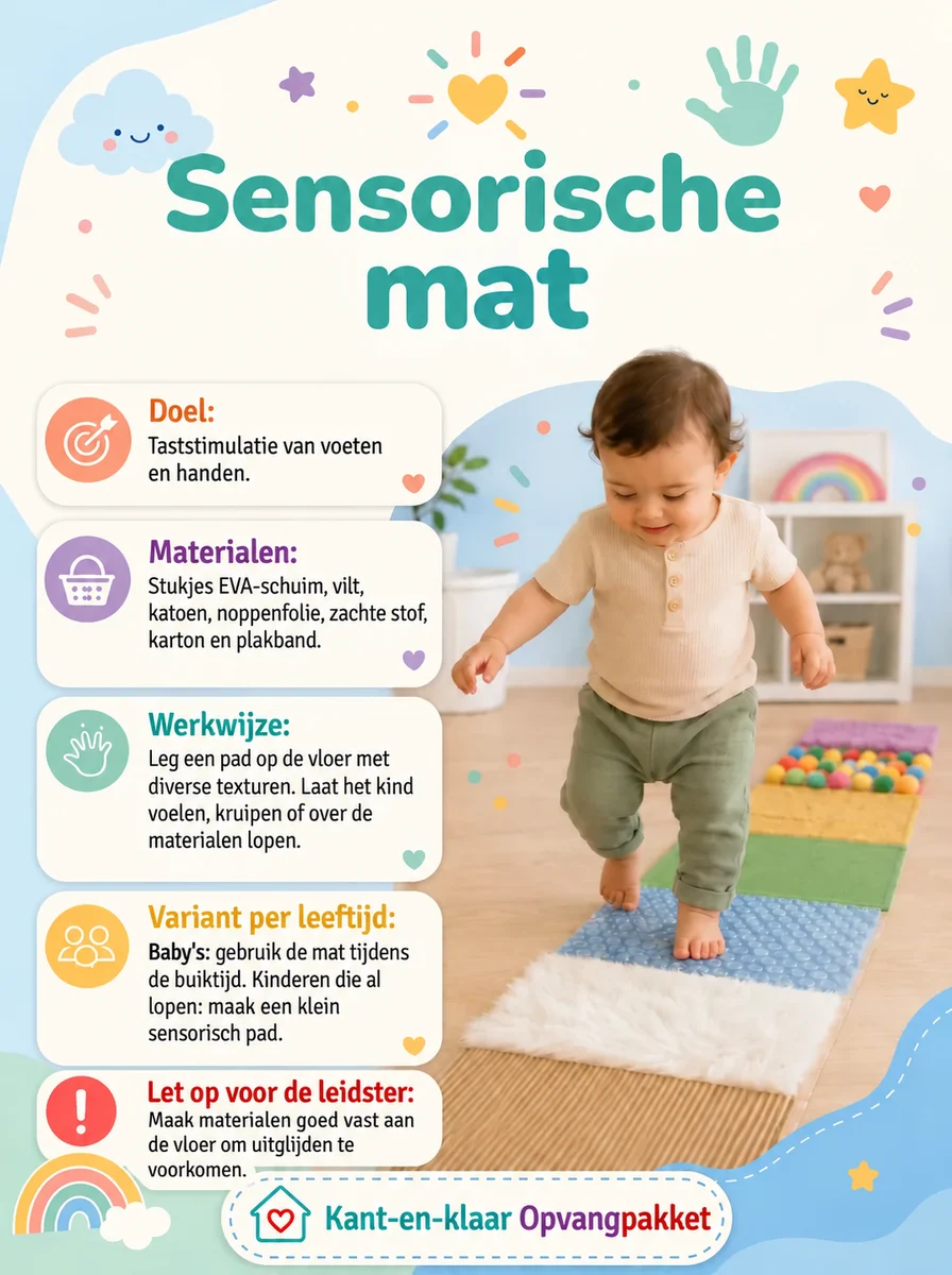 Voorbeeld activiteitenkaart uit Compleet Crèche Pakket nr. 1