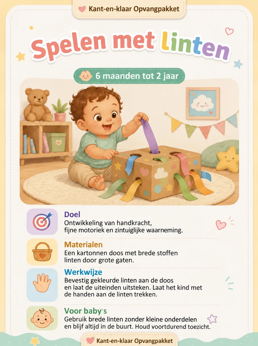 Voorbeeld activiteitenkaart uit Compleet Crèche Pakket nr. 5