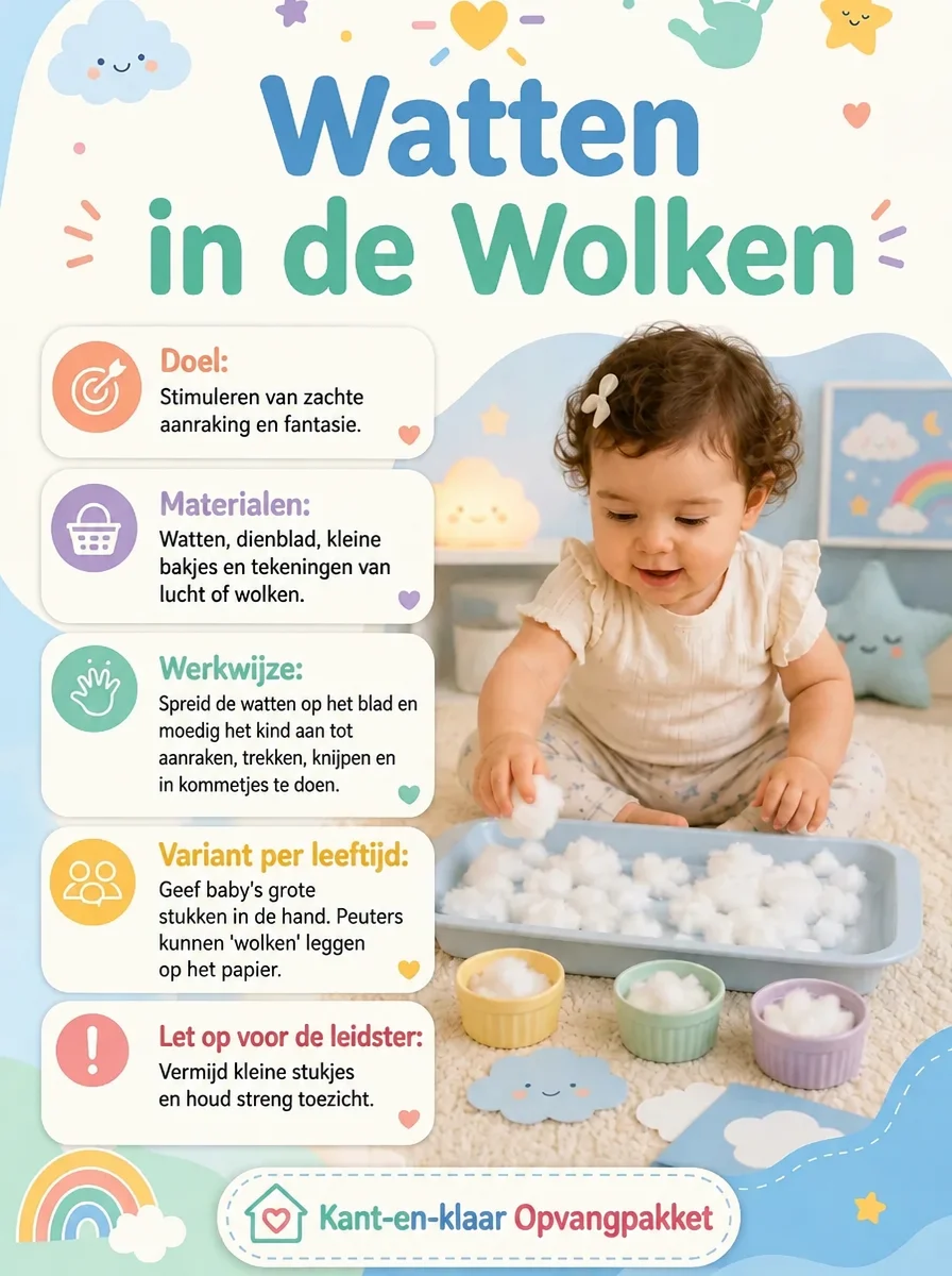 Voorbeeld activiteitenkaart uit Compleet Crèche Pakket nr. 6