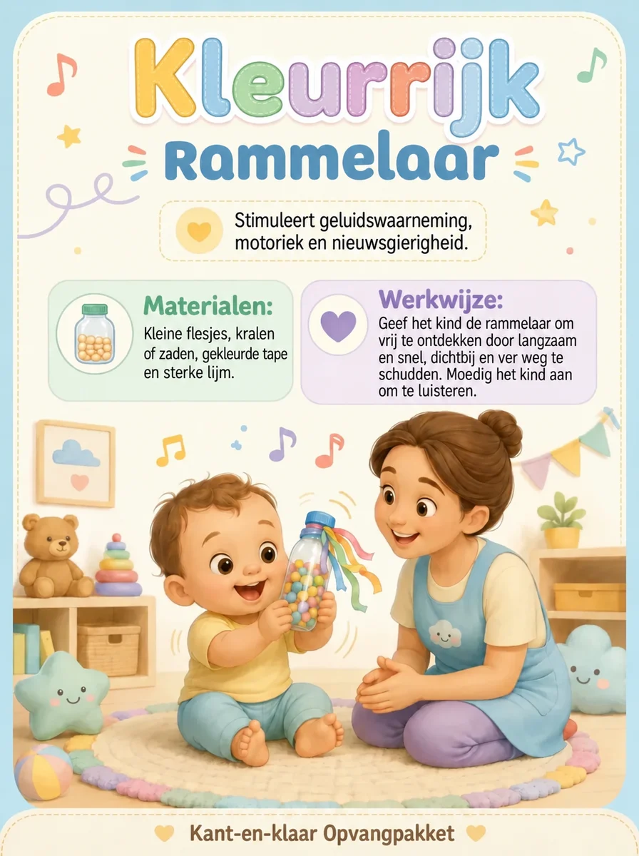 Voorbeeld activiteitenkaart uit Compleet Crèche Pakket nr. 7